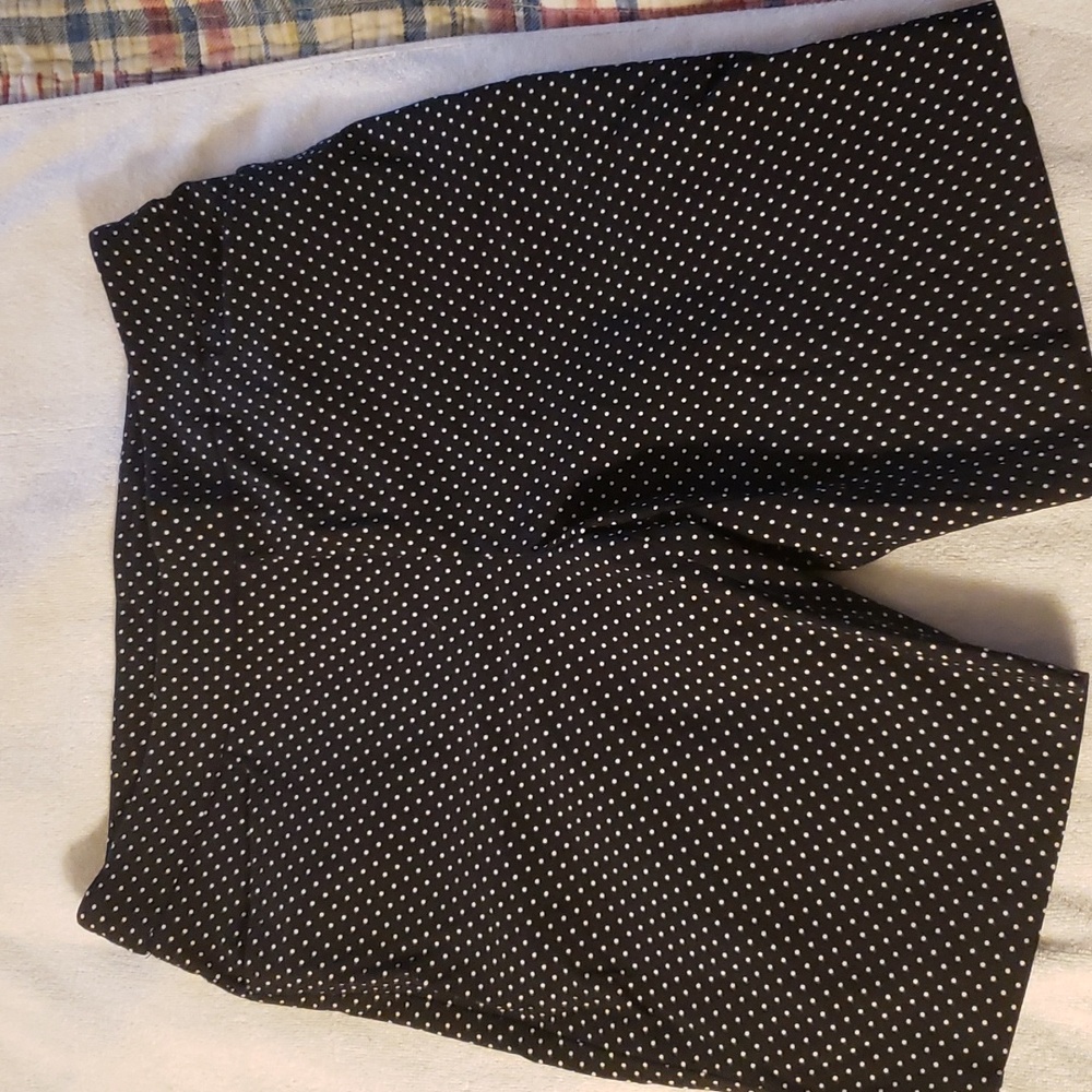 Time and True, large, black with white polkadots